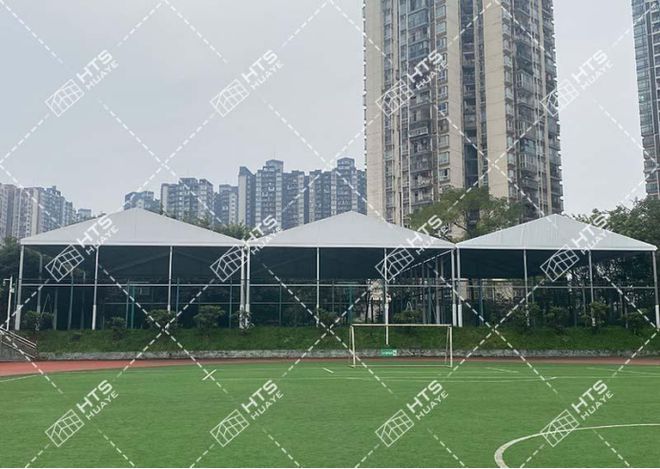 大雨、强风也不怕华烨体育篷房给你稳稳的课堂体验(图5)