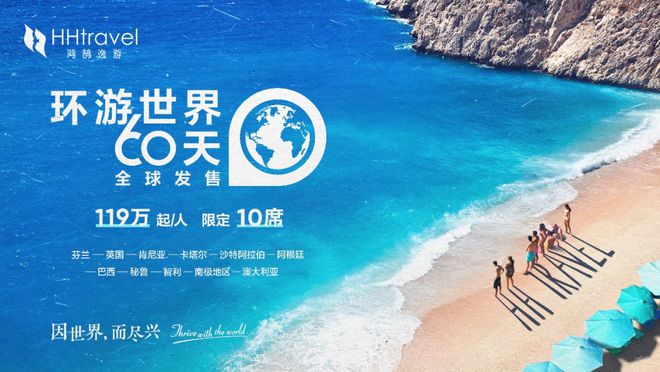 携程旗下鸿鹄逸游宣布“环游世界60天”产品回归限量10席售价119万(图1)
